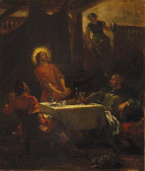 Eugene Delacroix The Disciples at Emmaus, or The Pilgrims at Emmaus